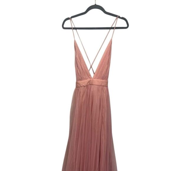 Windsor mauve pink maxi tulle dress size small - Picture 5 of 5